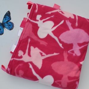 Handmade Fleece Dance print Girls Blanket